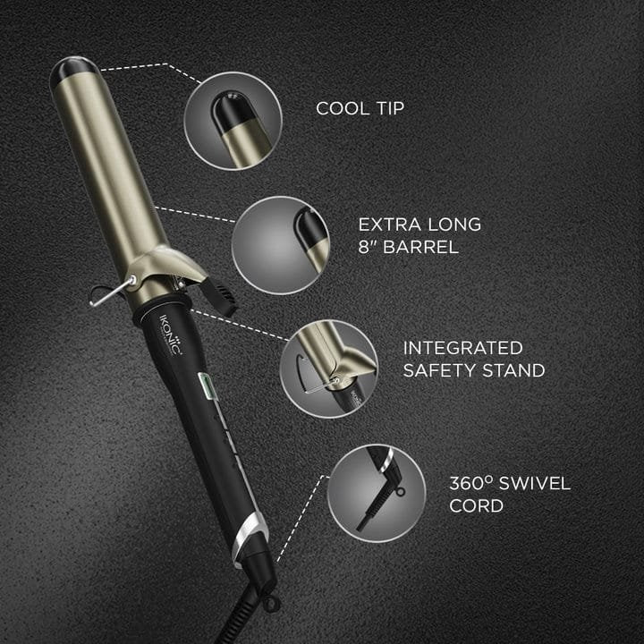 IKONIC Curling Tong BLACK