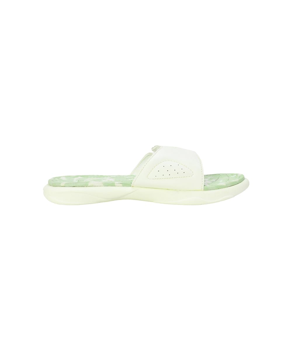 PUMA Puma Women Royalcat ComfortSoftrideDaze Slide 7 UK Warm White-Cool Cucumber-Green Illusion - image 2