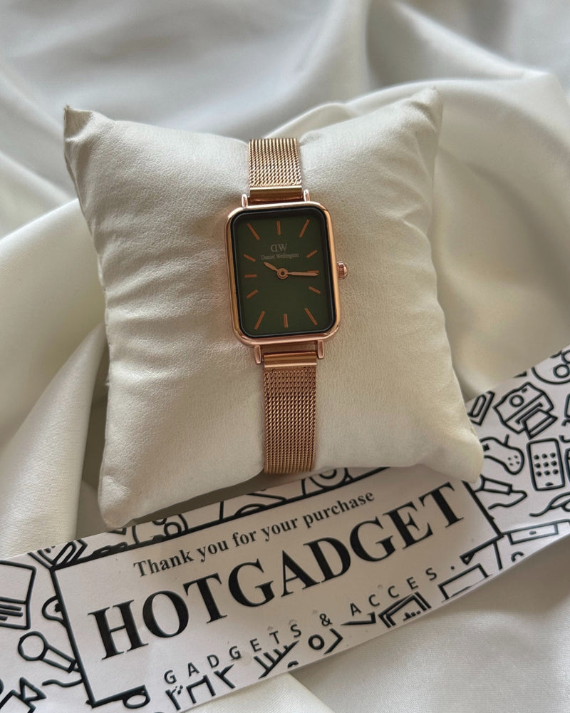 DW Quadro Green (Analog Watch)