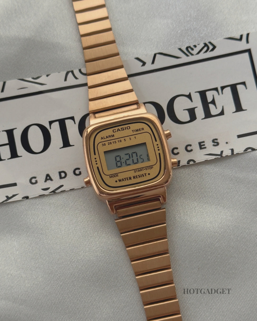 Vintage D124 Rose Gold (Digital Watch)