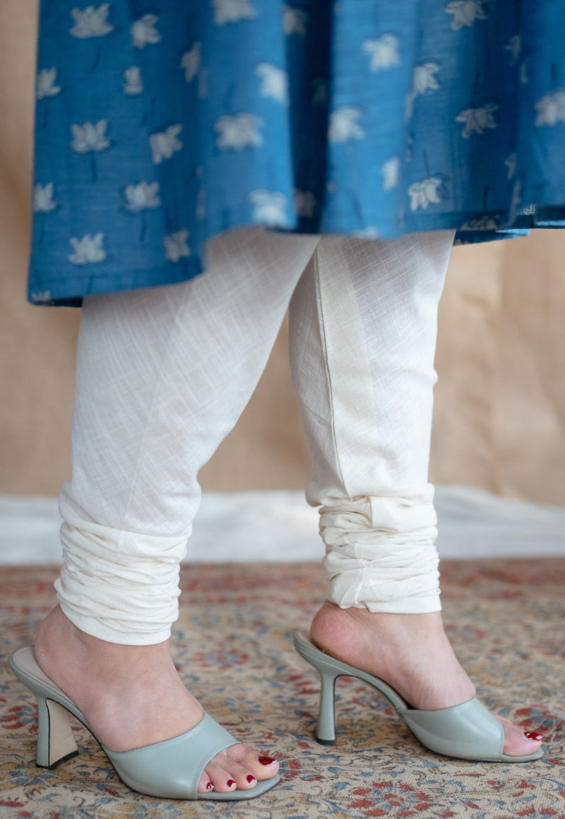 Miral Slub Cotton Churidar