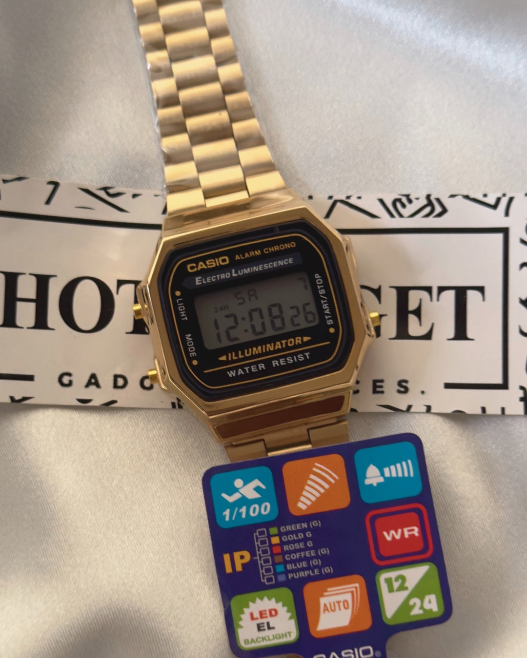 Vintage A168 Unisex (Digital Watch)