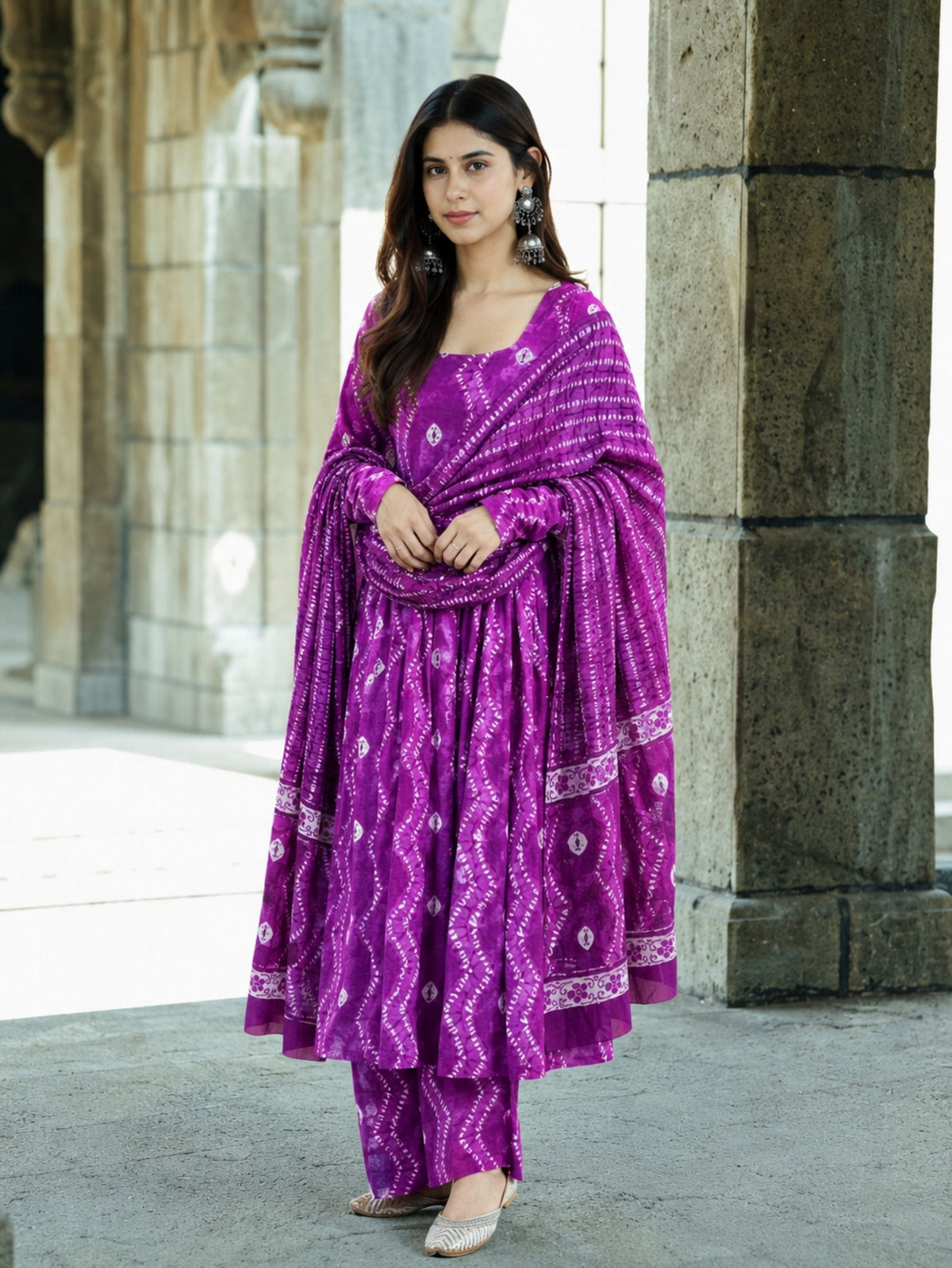 Sajni Three Piece Anarkali Set