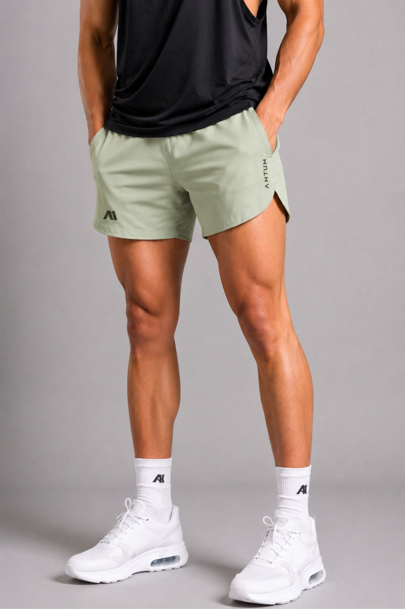 Pista Green Dryfit Shorts