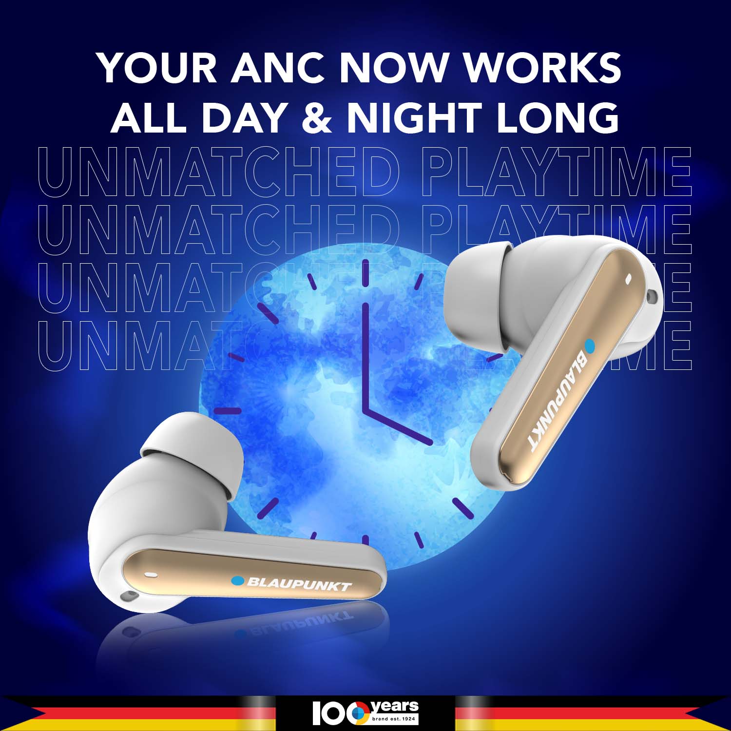 BTW300 Xtreme Moksha Maxbuds TRUE ANC Wireless Earbuds (White)-10