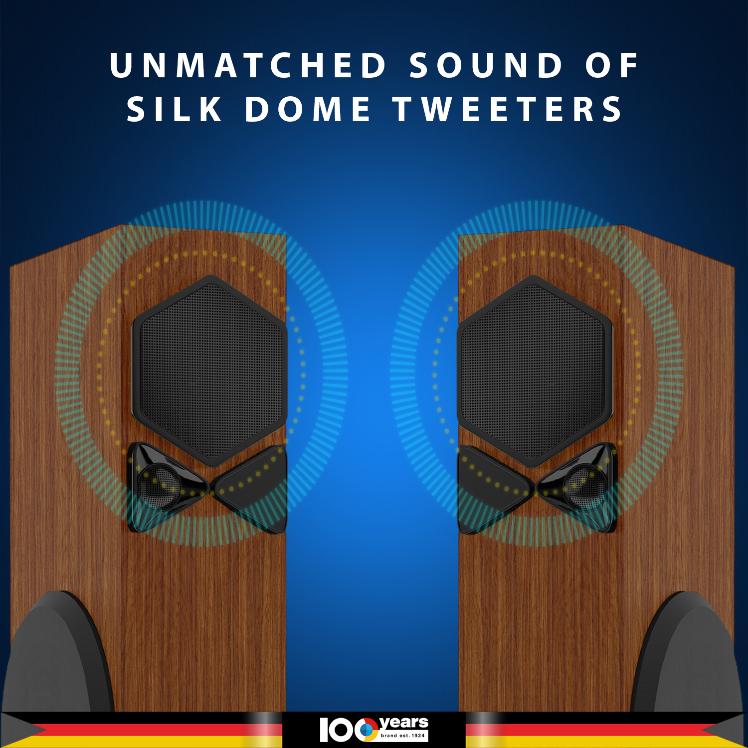 ROCK & ROLL TSP Tower Speakers Refurbished Brown-3