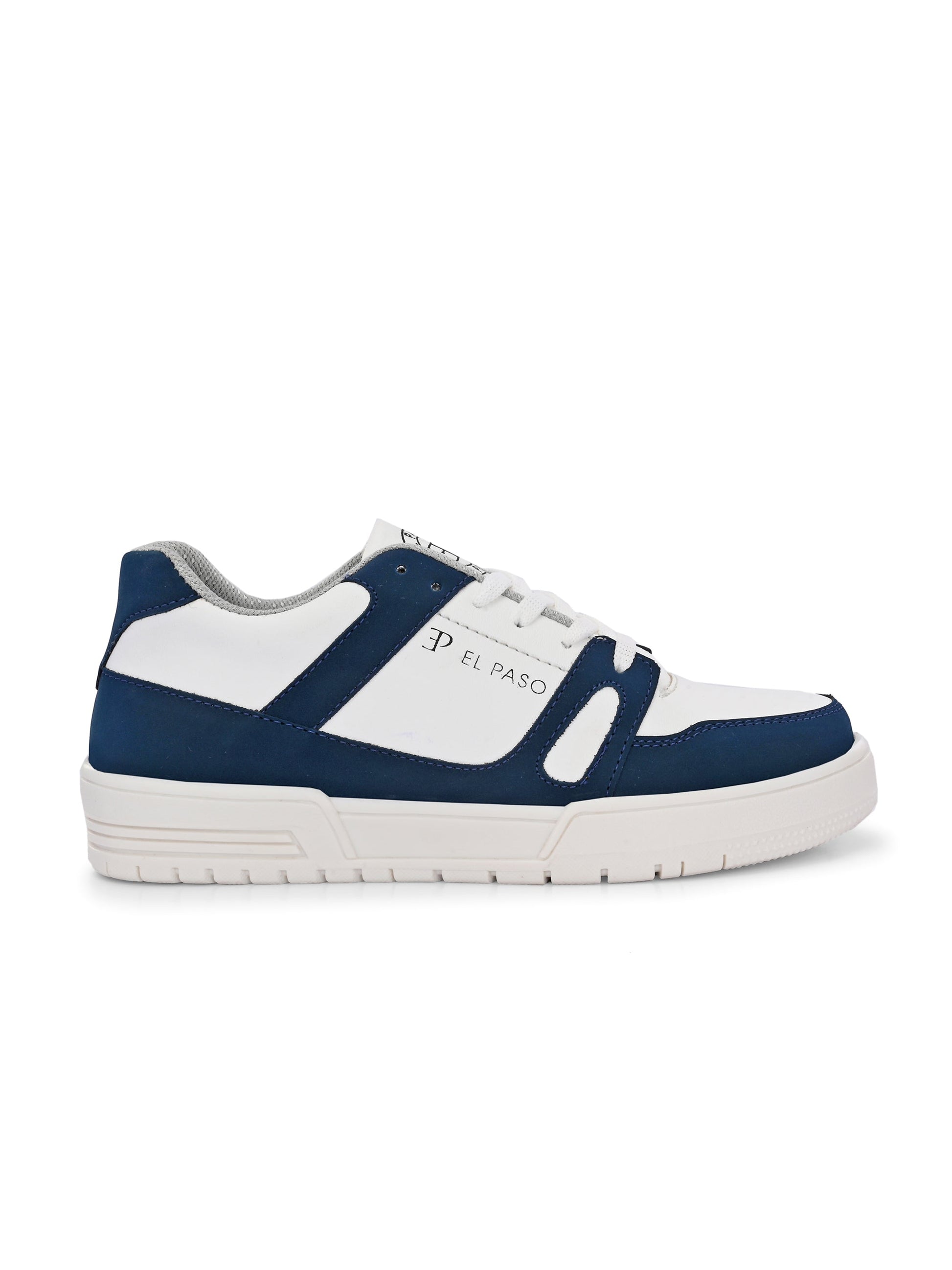 EL PASO Faux Leather Casual Shoes Lace Up Sneakers For Women-14