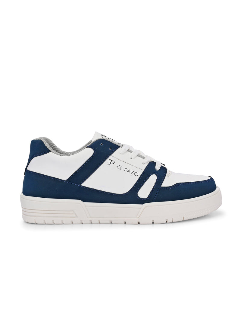 EL PASO Faux Leather Casual Shoes Lace Up Sneakers For Women-14