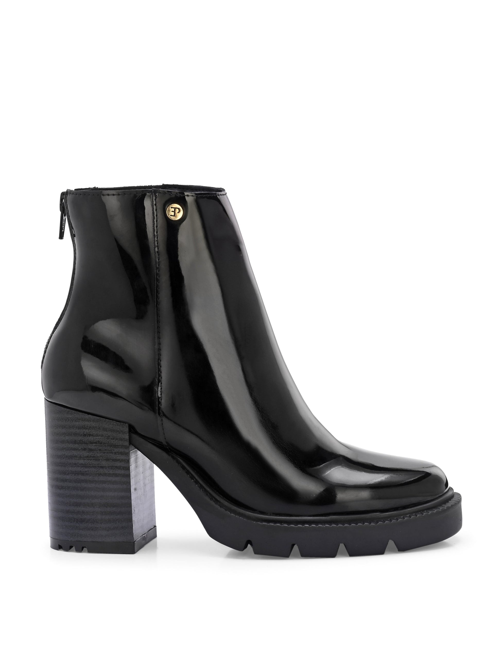 EL PASO Women Faux Leather Casual Chelsea Boots-5