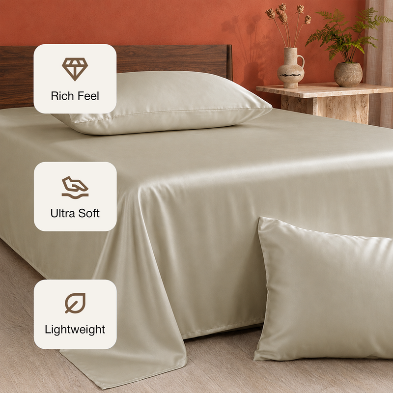 Organic Bamboo Bedsheet – Soft, Cool & Breathable-3
