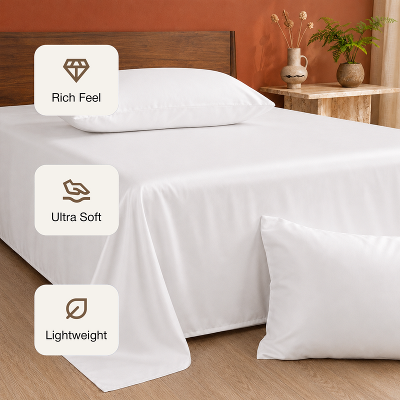 Organic Bamboo Bedsheet – Soft, Cool & Breathable-3