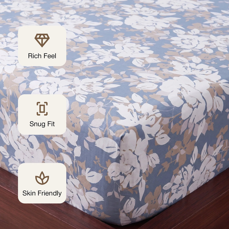 Imprimer Blossom Haze - Fitted Sheet-3