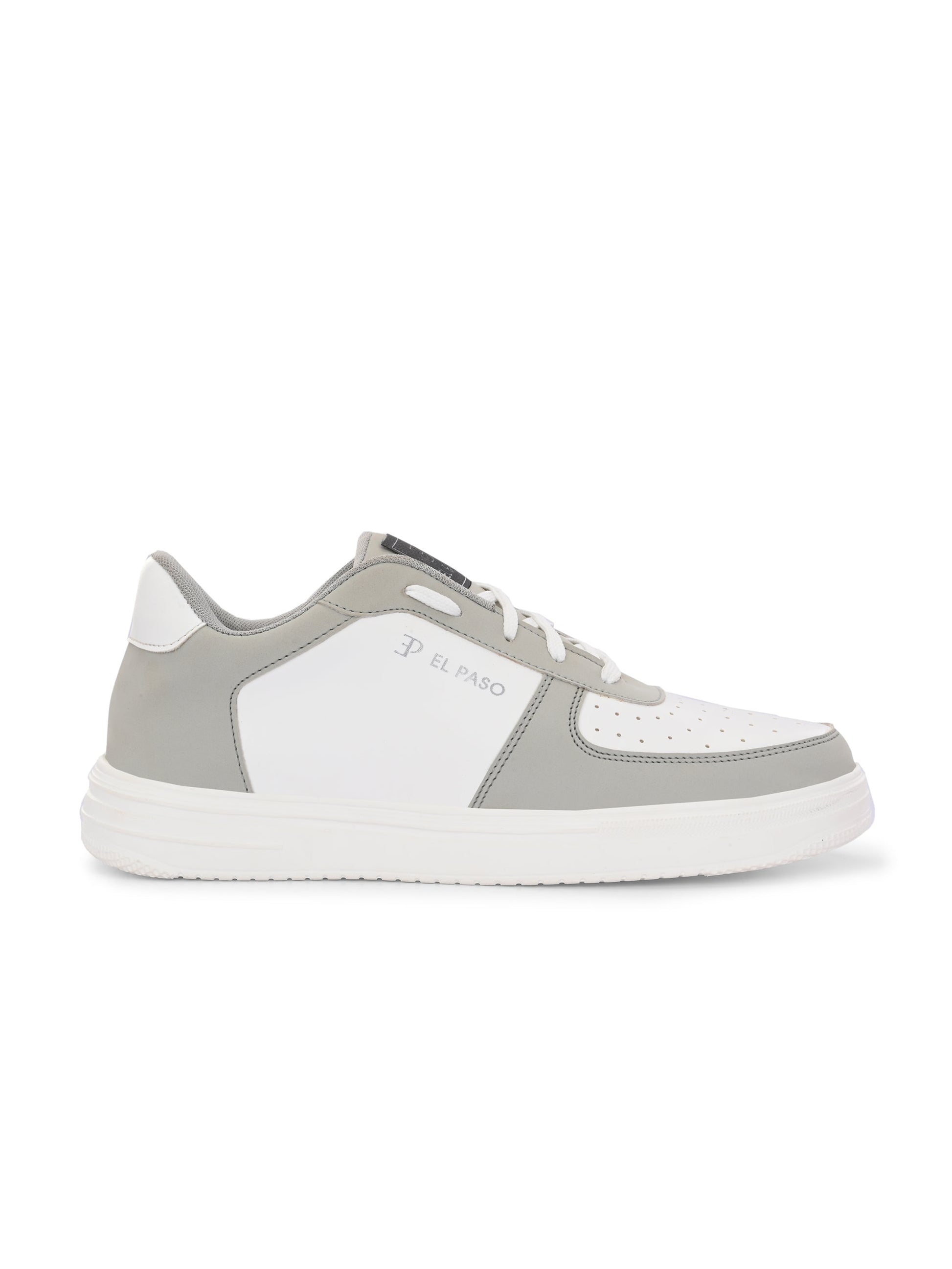 Men Solid Lace Up Sneakers-10