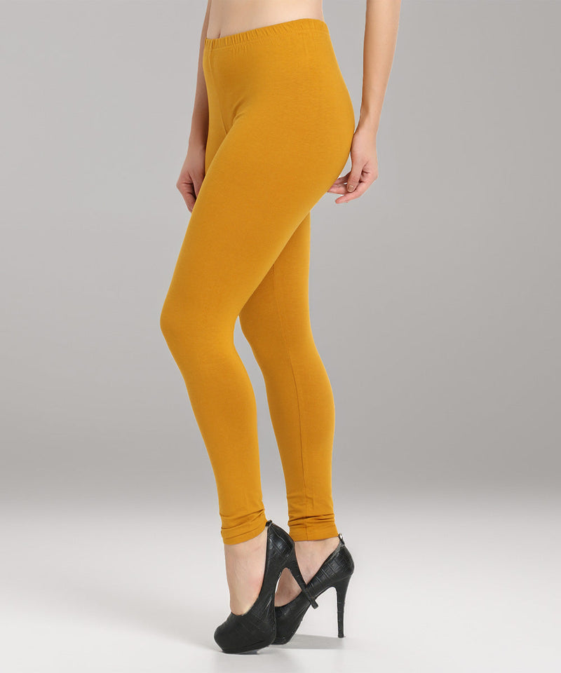 Naturefab Women's Organic Bamboo Legging Mustard-2