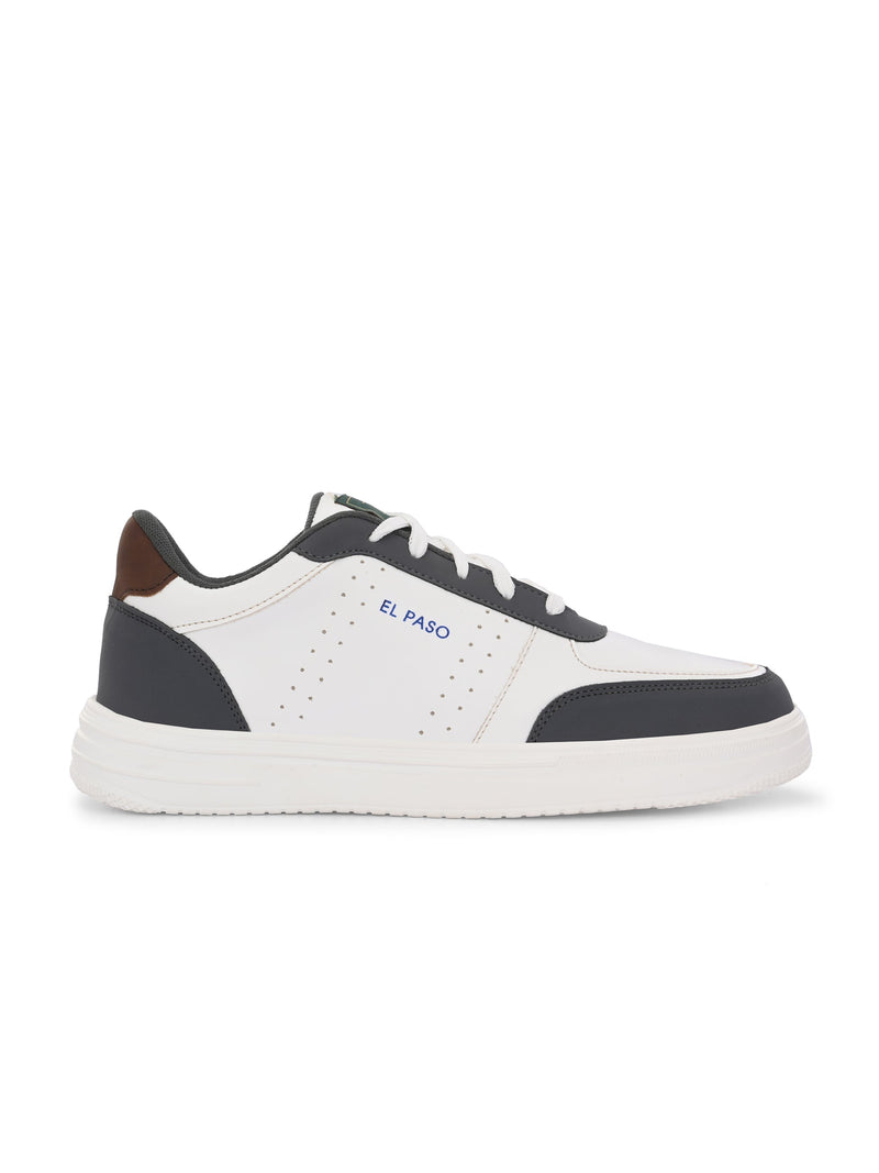 Men Colourblocked Round Toe Lightweight Sneakers-3