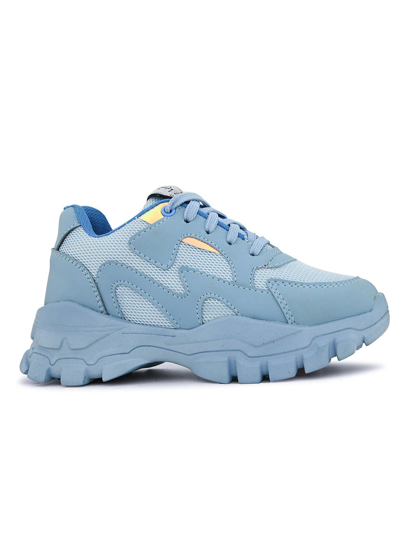 Lace-Ups Round Toe Women Sneakers-9