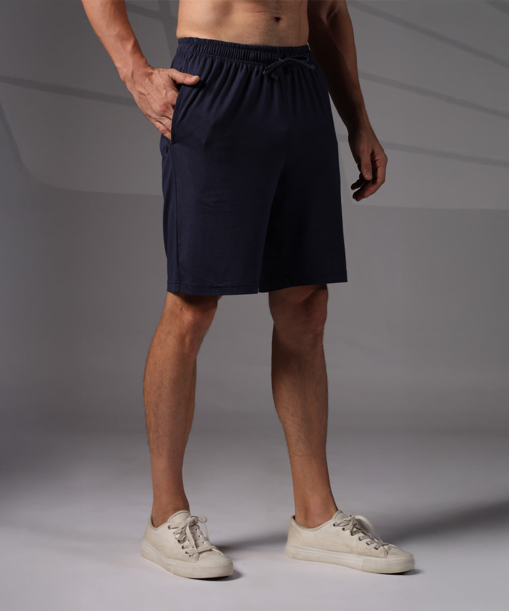 Naturefab Men’s Organic Bamboo Shorts Mood Indigo-3