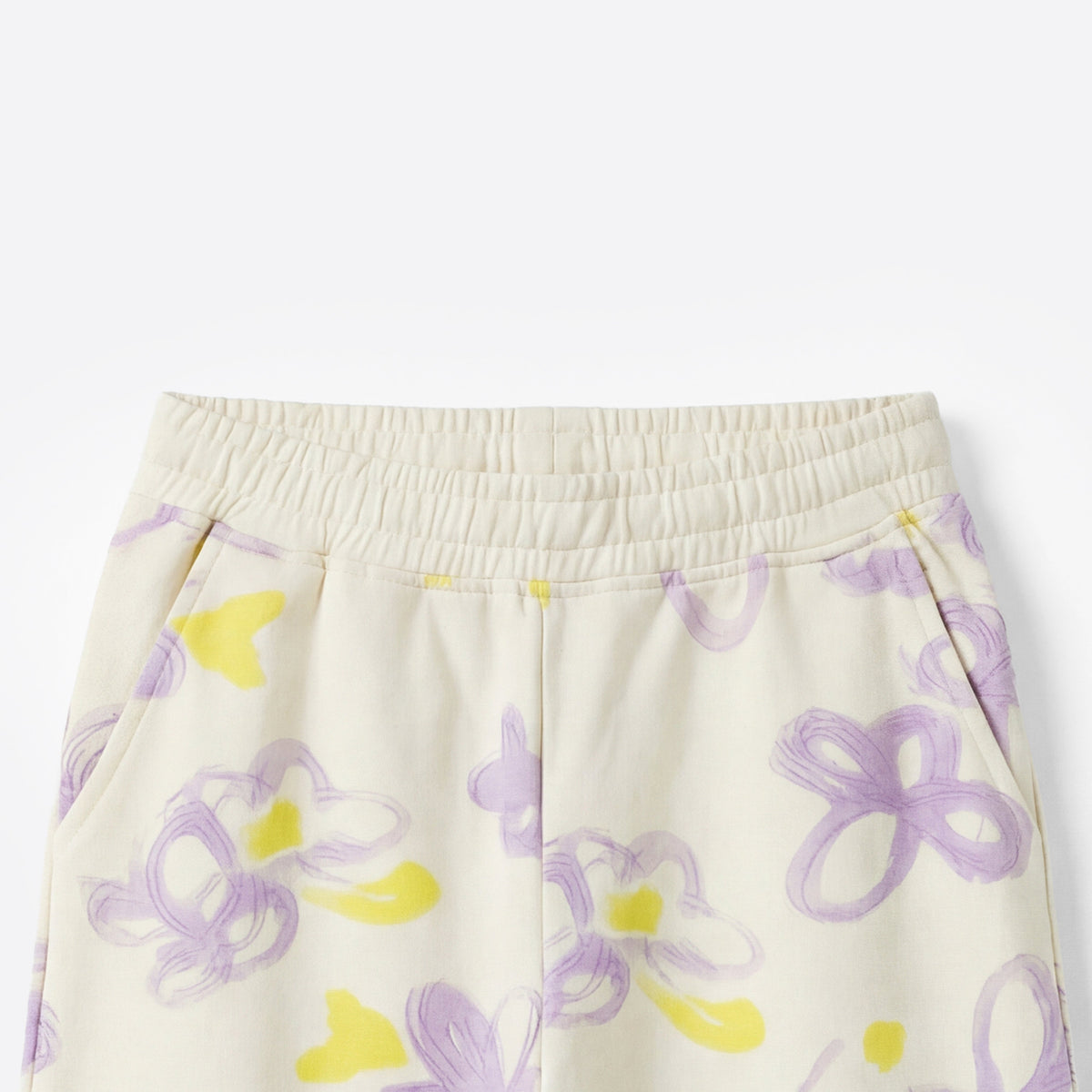 Lavender Long Island Cotton Cropped Co-ord Set