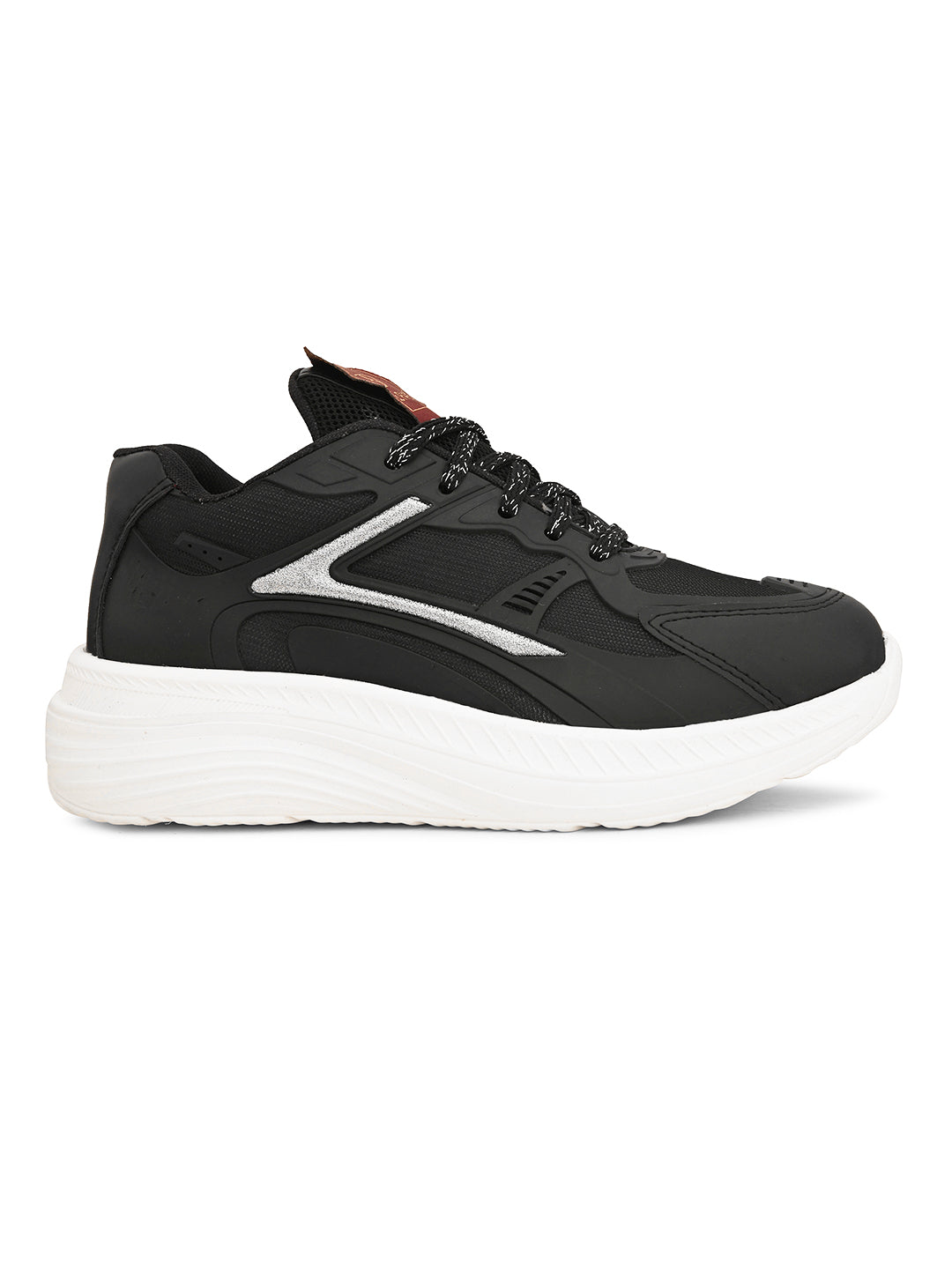 Women Solid Round Toe Lightweight Sneakers-3