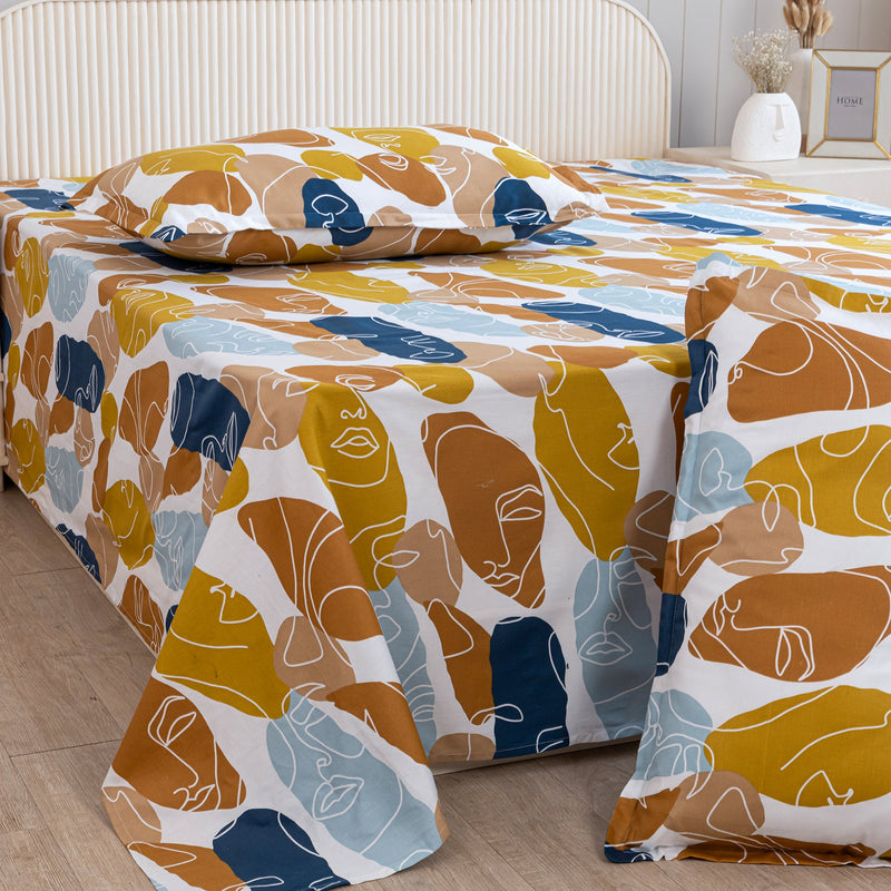 Imprimer Faces of Color - Bedsheet-3