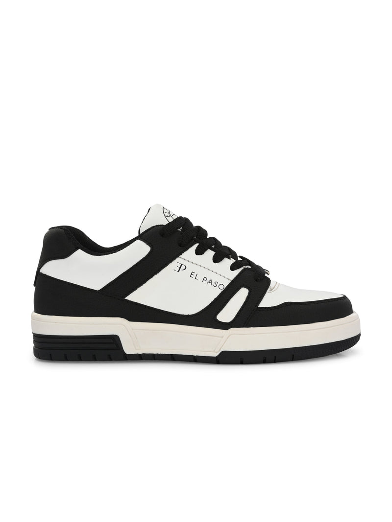 EL PASO Faux Leather Casual Shoes Lace Up Sneakers For Women-40