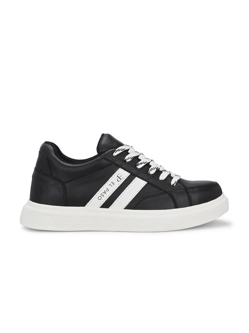 EL PASO Faux Leather Casual Lace Up Sneakers For Women-20