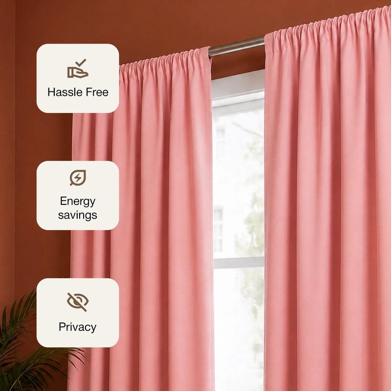 Fort Essential - Black Backing Blackout Curtain-3