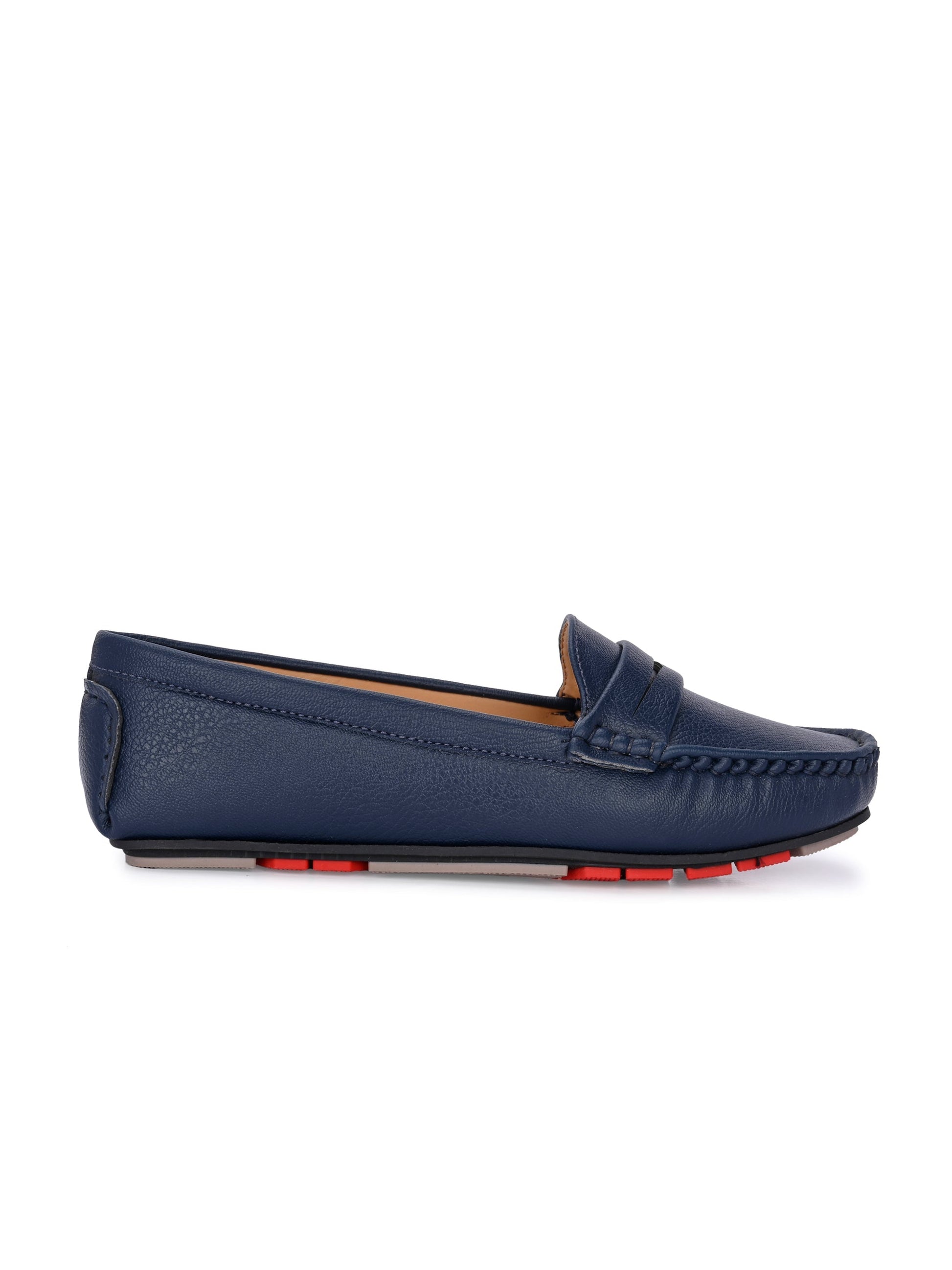 El PASO Square Toe Lightweight Loafers For Women-3