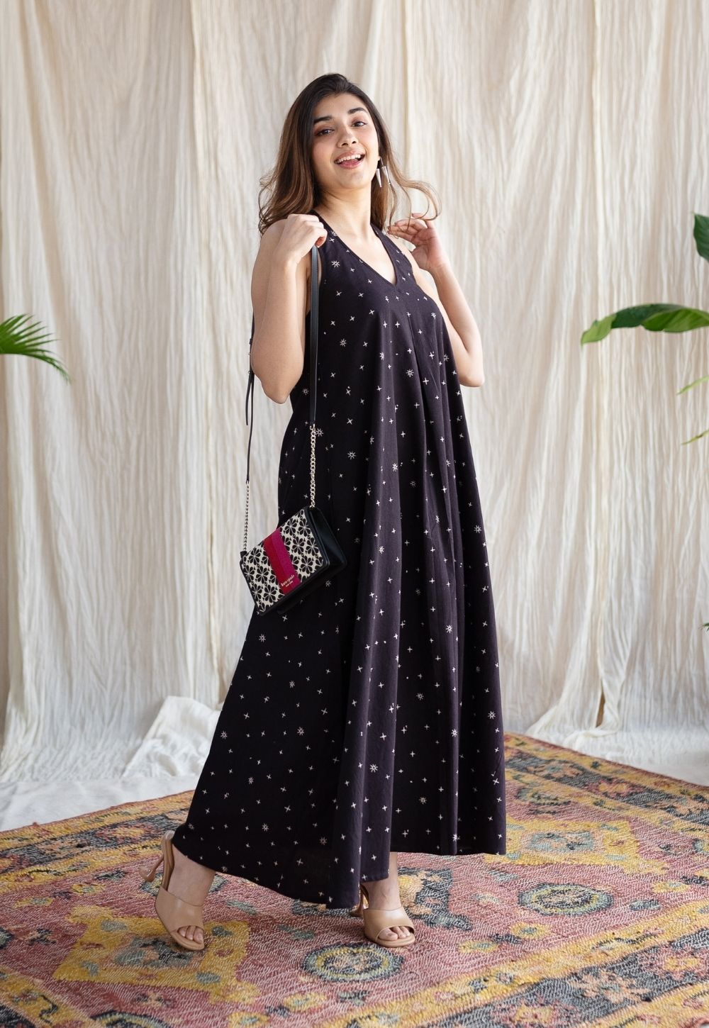 Ditya Ajrakh Cotton Dress