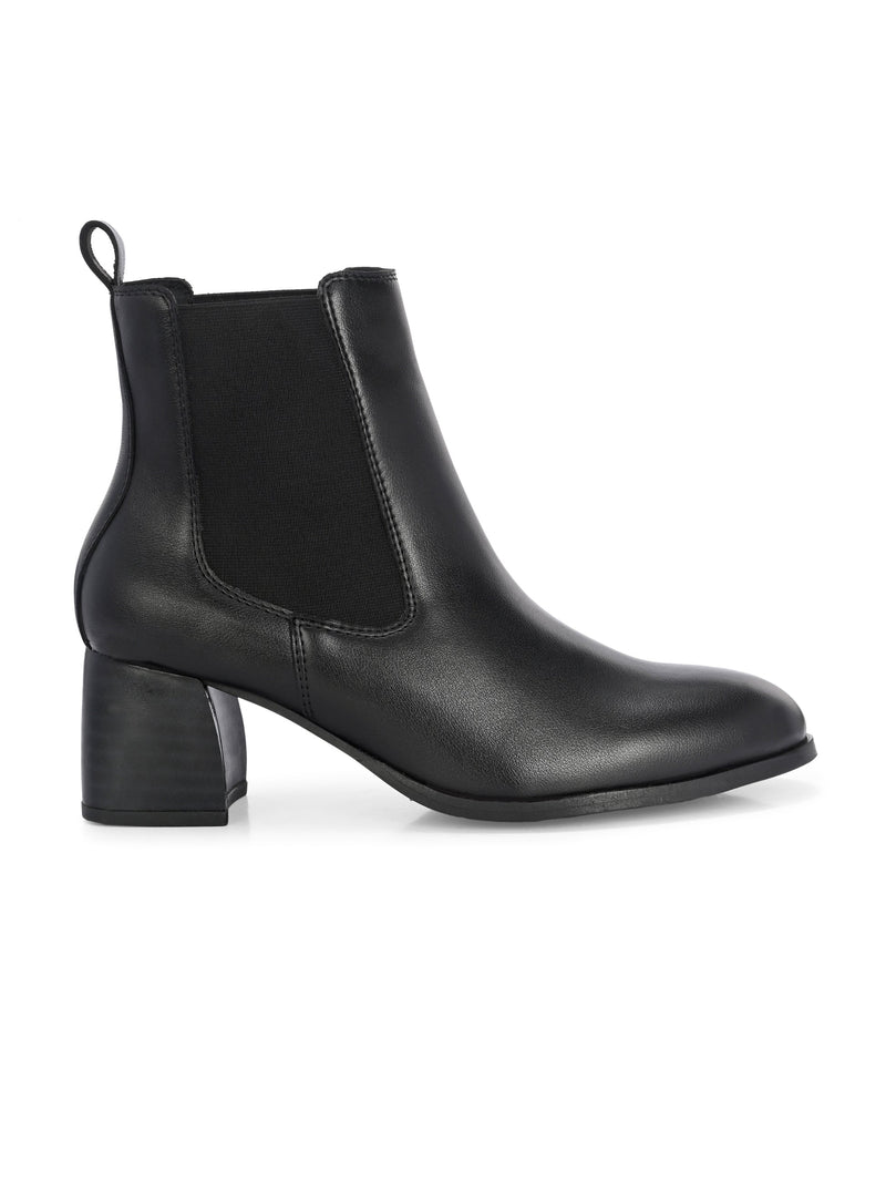 EL PASO Women Faux Leather Casual Slip On Boots-6