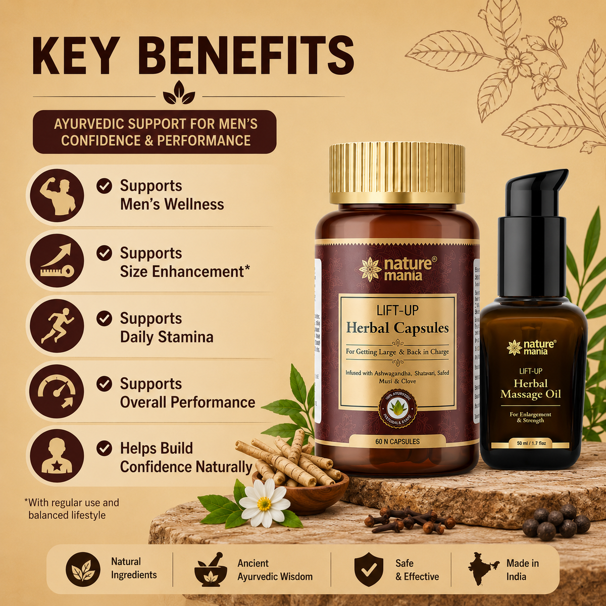 Nature Mania Size Combo (Male Enhancer LIFT UP Combo)