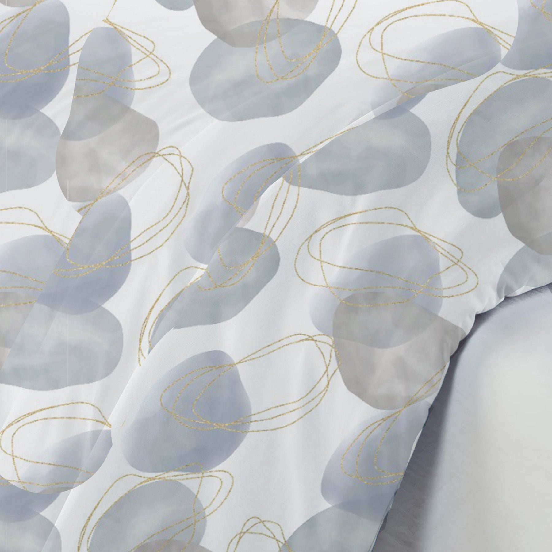 Spheres of Serenity - Printed Duvet Cover (Multicolor)-4