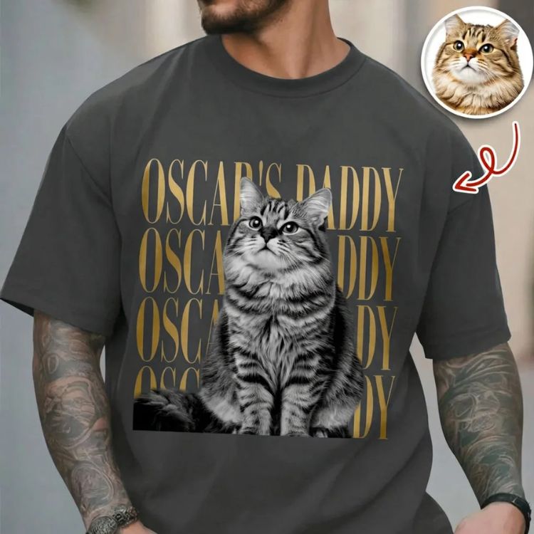Custom Photo T-Shirt – Personalized Name & Picture-3