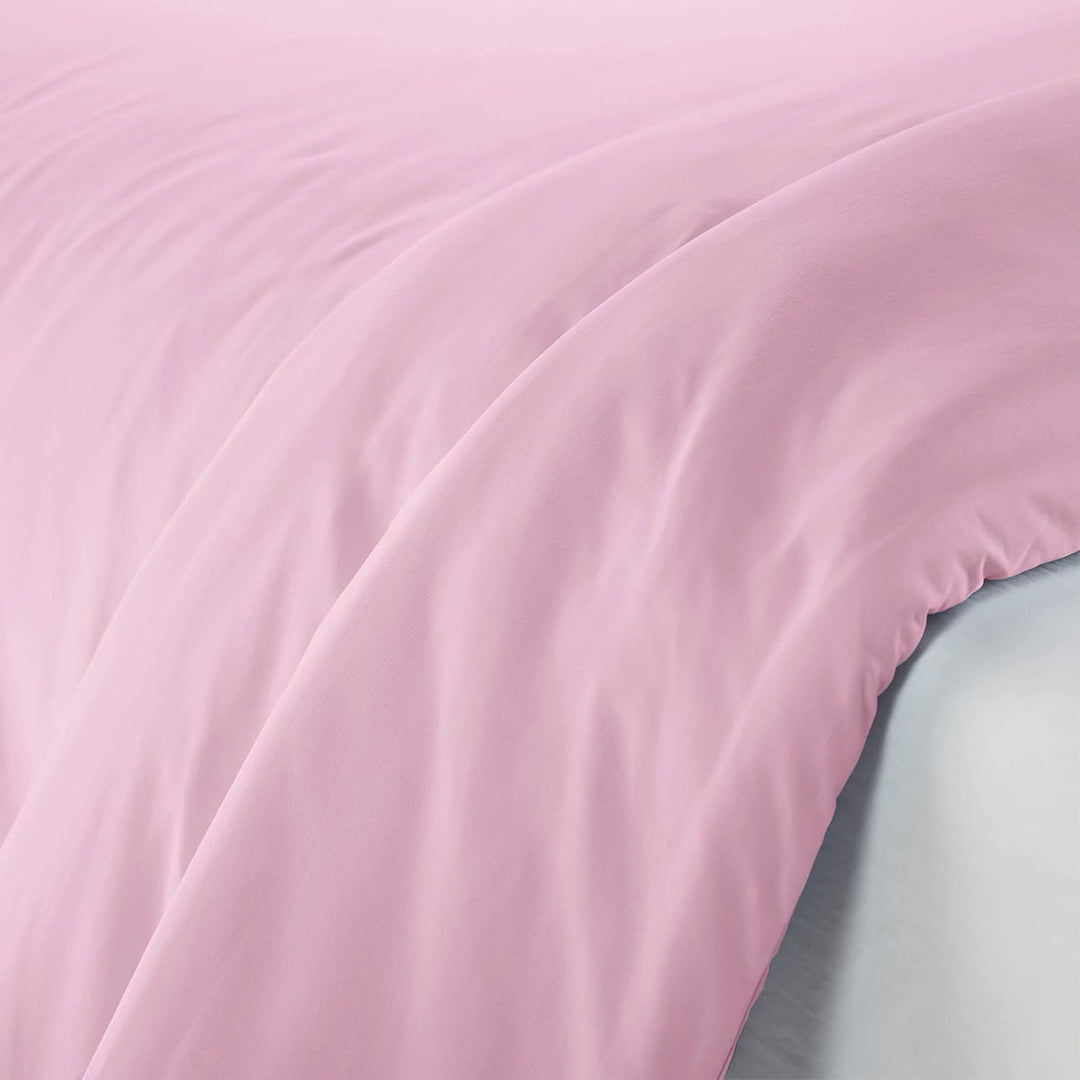 Fort Mellow - Solid Duvet Cover (Pink)-5