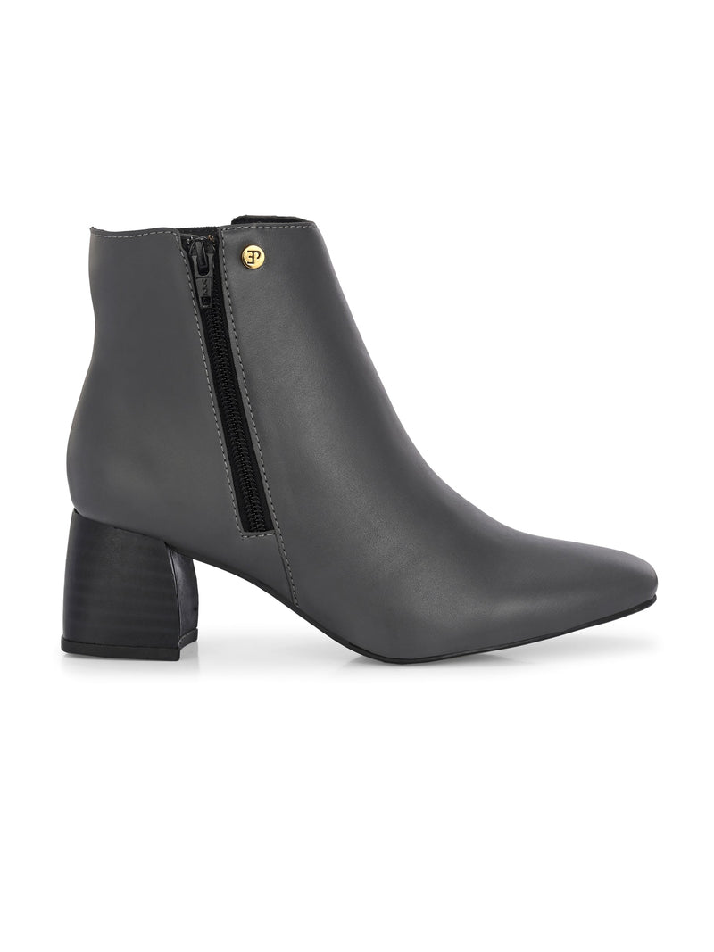 EL PASO Women Suede Faux Leather Casual Chelsea Boots-18