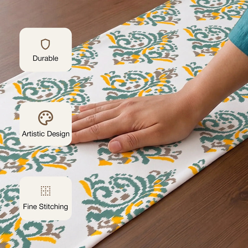 Imprimer Ikat - Printed Table Runner (Yellow)-3