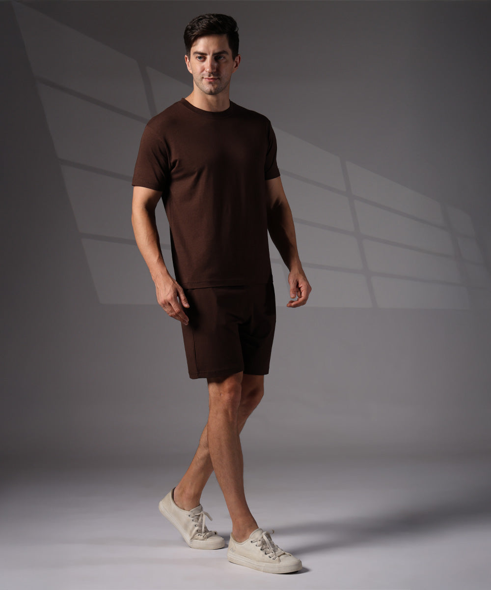 Naturefab Men’s Organic Bamboo Shorts Coffee Bean-3