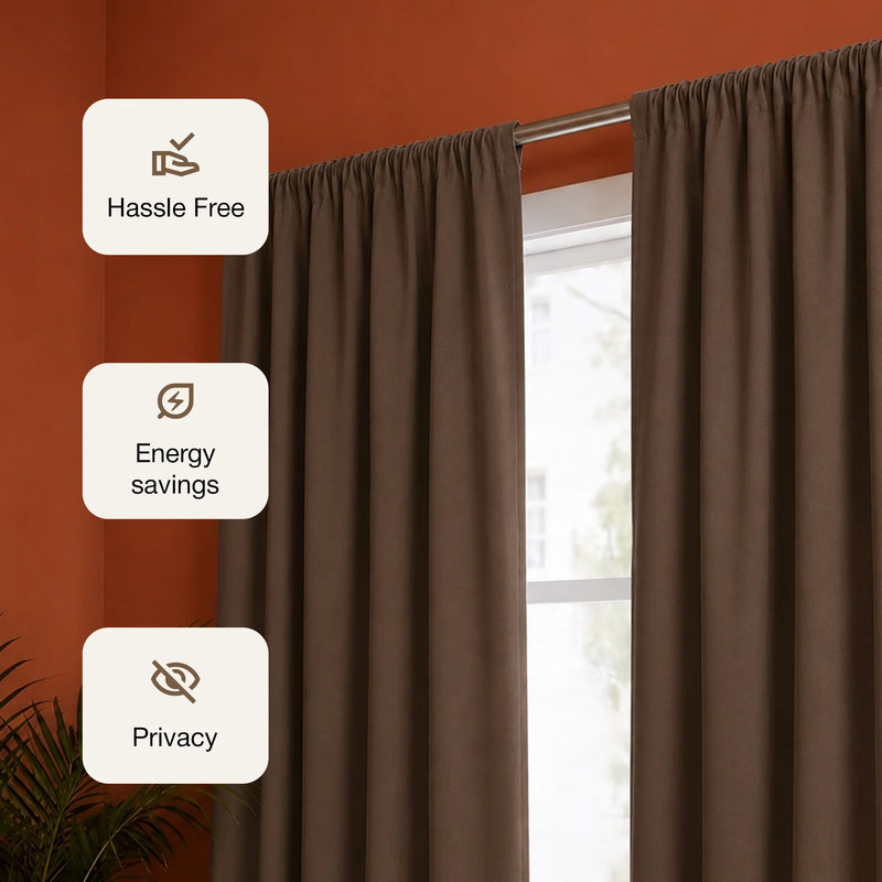 Fort Essential - Black Backing Blackout Curtain-3