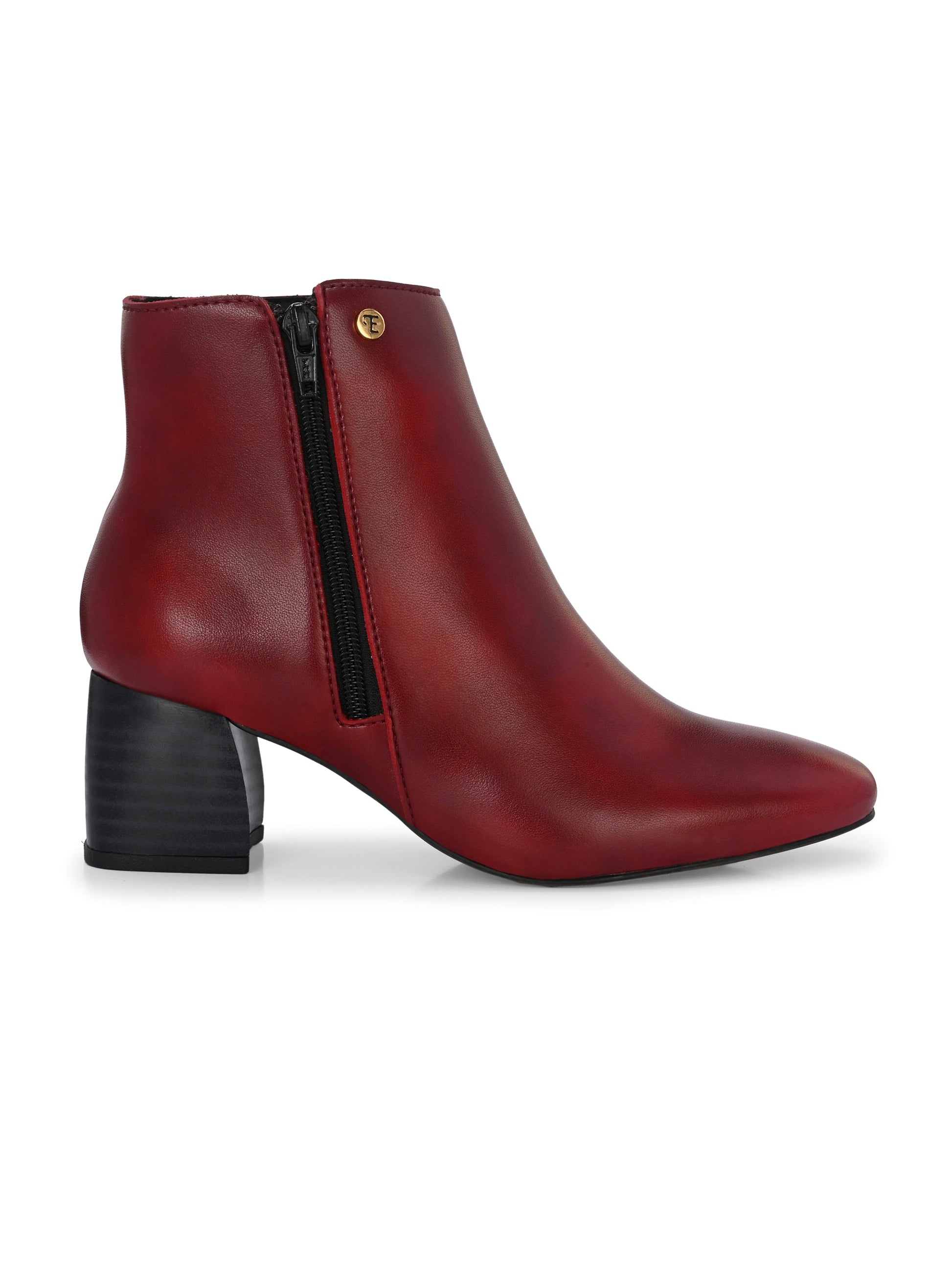 EL PASO Women Suede Faux Leather Casual Chelsea Boots-26