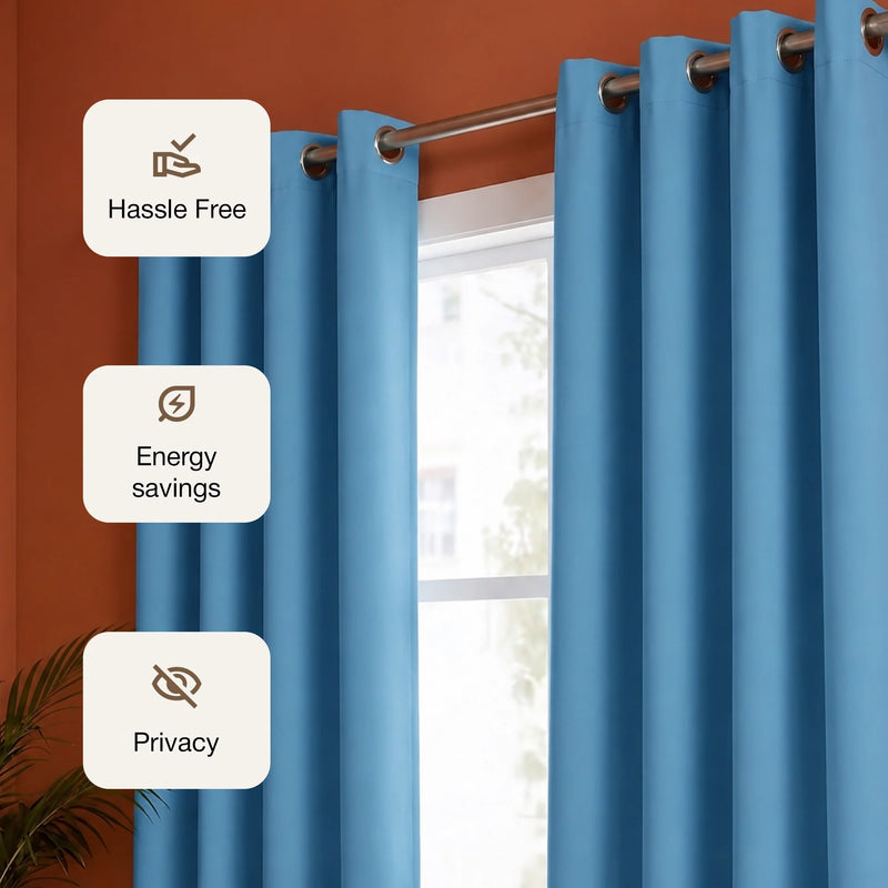 Fort Essential - Black Backing Blackout Curtain-3