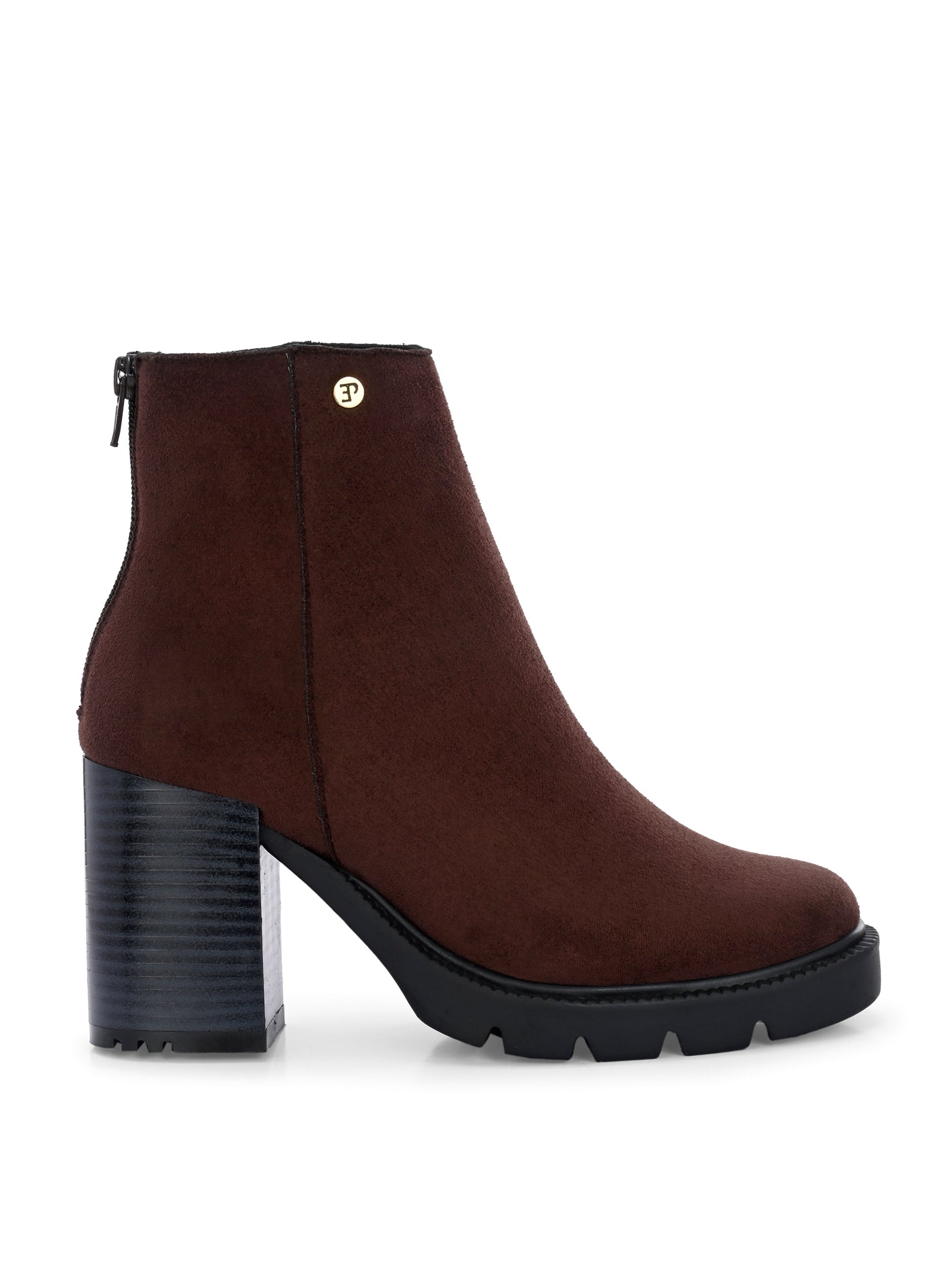 EL PASO Women Faux Leather Casual Chelsea Boots-35