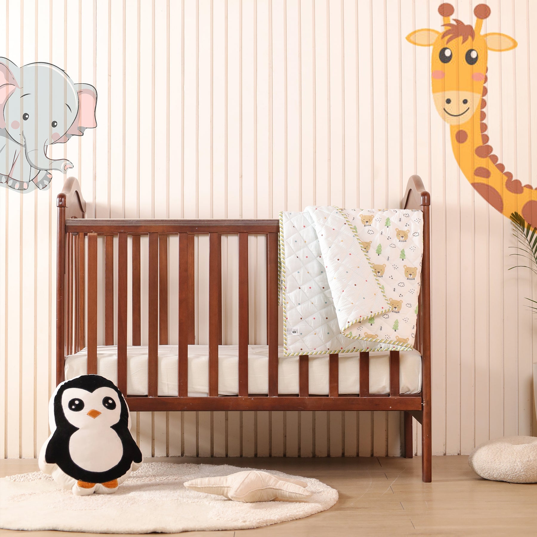 Imprimer Dreamy Bear - Printed Baby Blanket-1