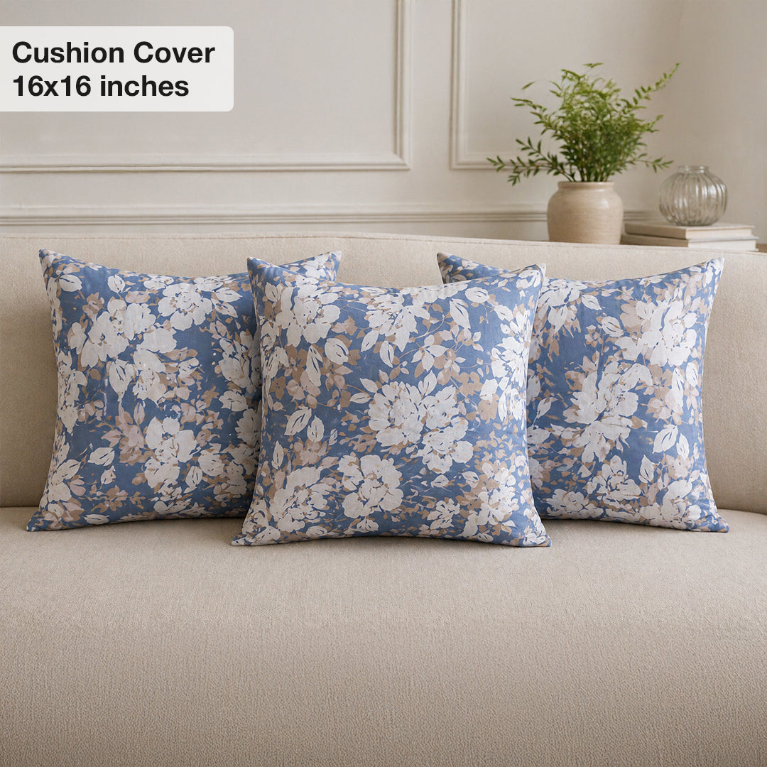 Blossom Haze Multicolor Diwan Cover Set-3