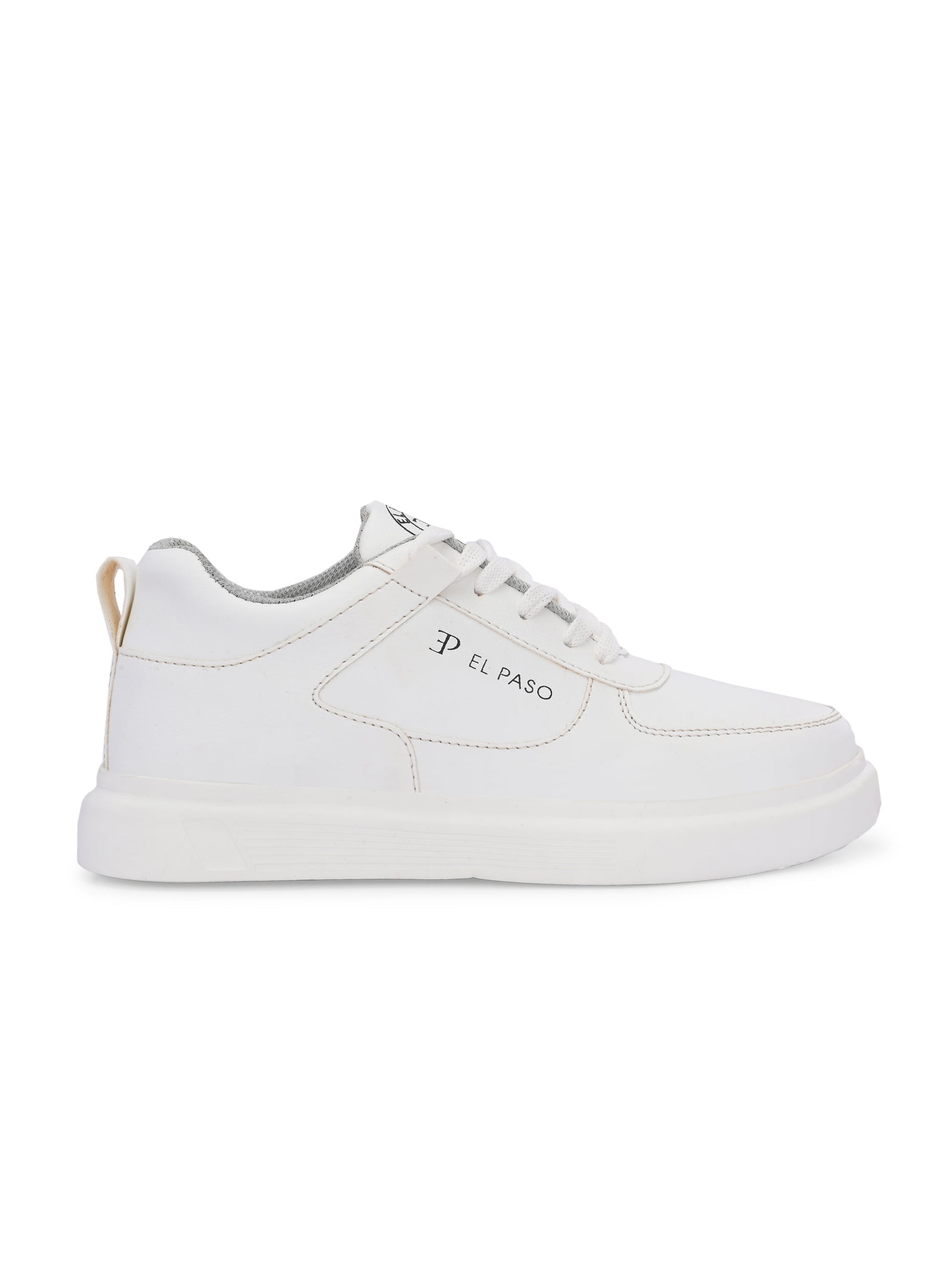 EL PASO Faux Leather Casual Lace Up Sneakers For Women-40