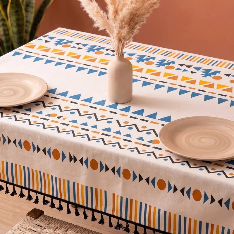 Imprimer Handpicked Santo - Table Cover (Blue)-4