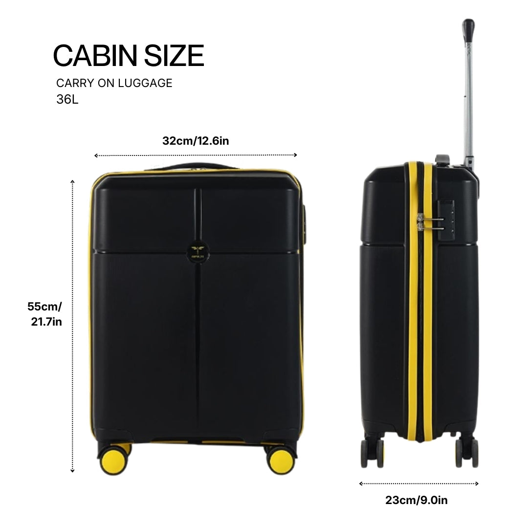 Berlin Black Trolley Bag-3