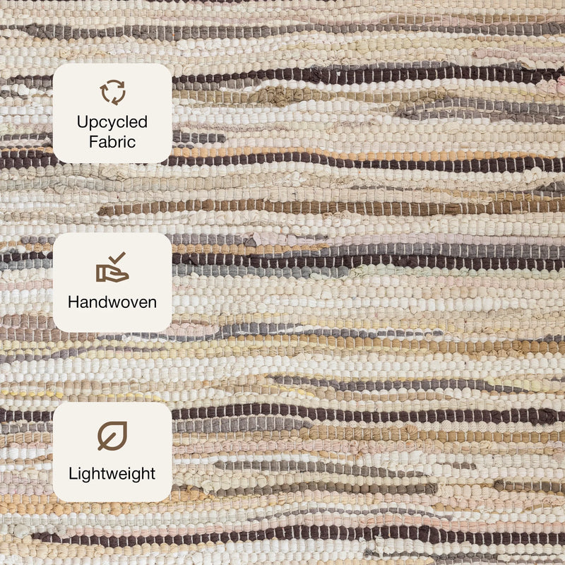 Earthology Harmony - Recycled Rug (Beige)-3