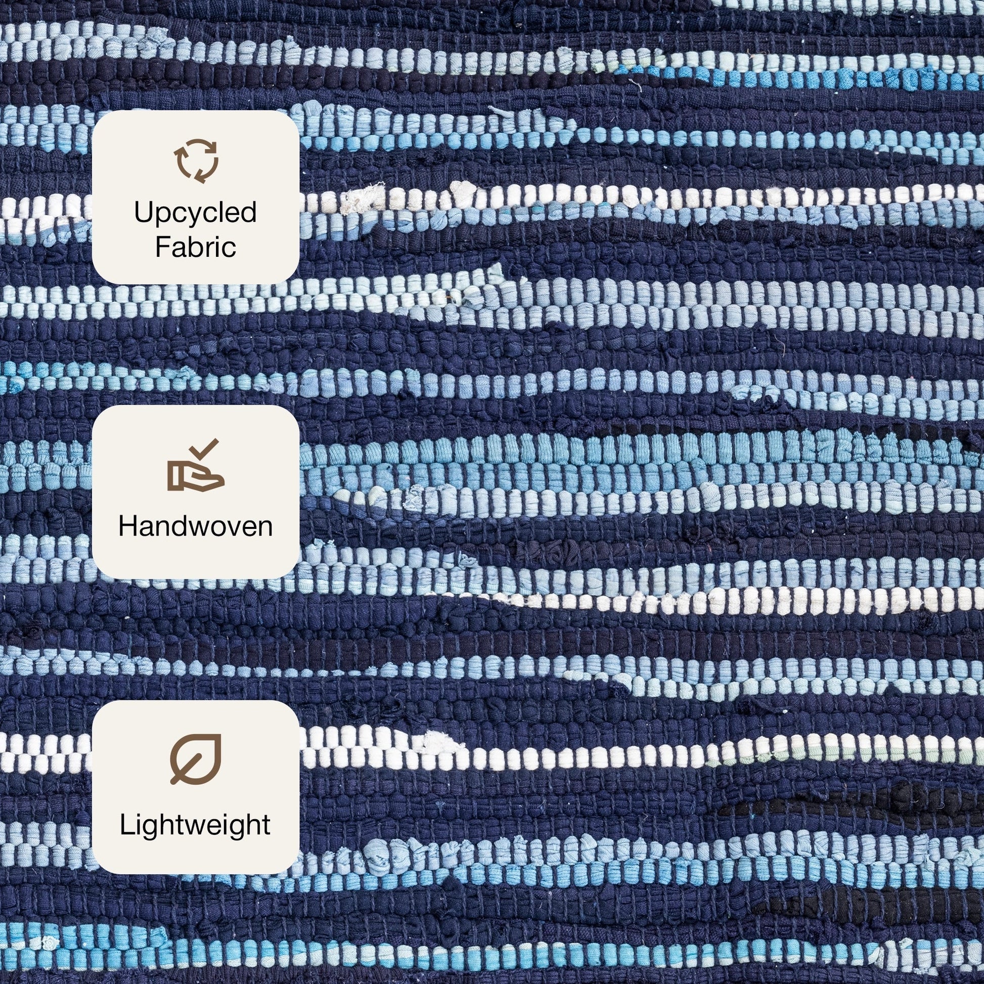 Earthology Harmony - Recycled Rug (Navy Blue)-3