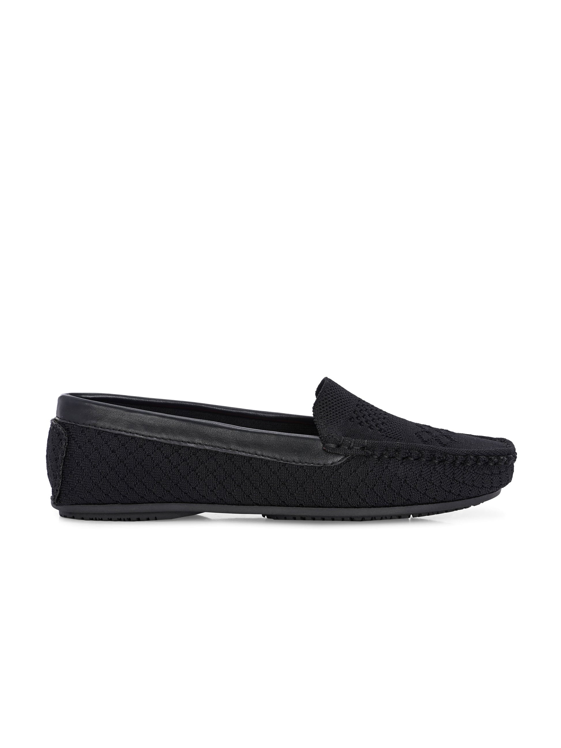 EL PASO Women Faux Leather Casual Slip On Loafers-2