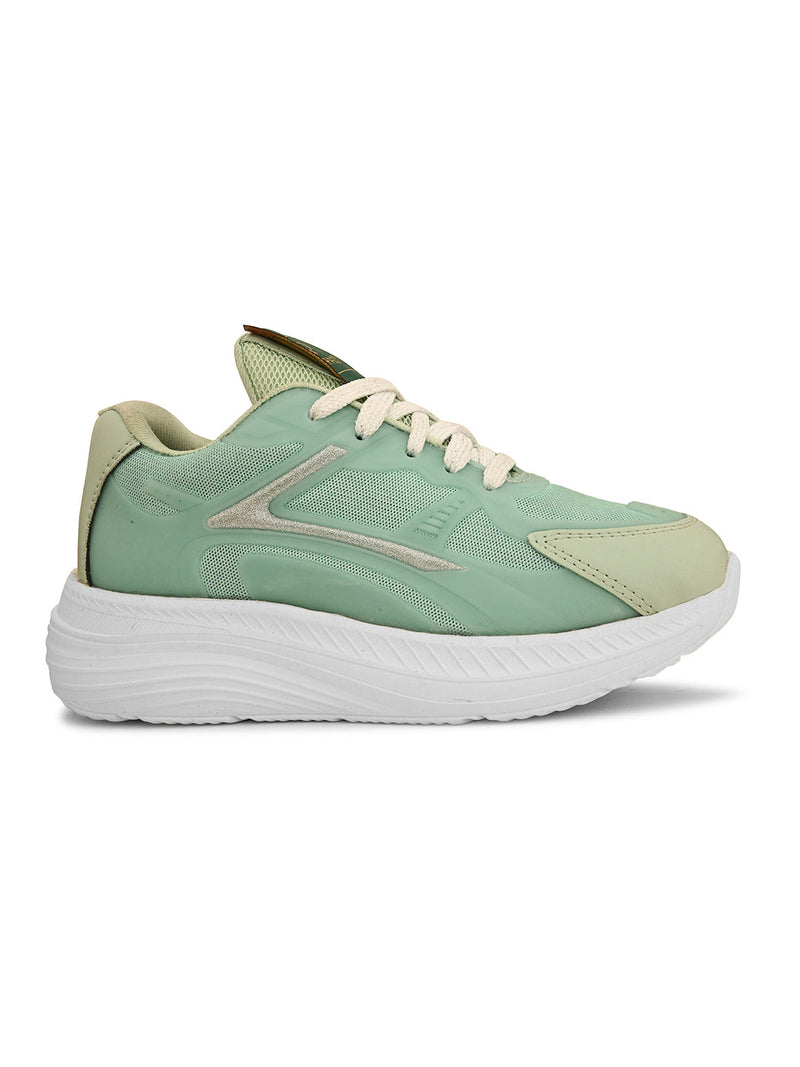 Women Solid Round Toe Lightweight Sneakers-15